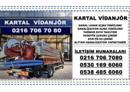 vidanjor hizmeti, ozel kartal vidanjor, kuka vidanjor, logar acma, kanal acma, foseptik cekme